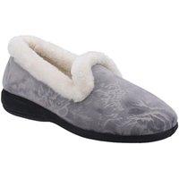 Fleet & Foster Women's Adelaide Memory Foam Slipper in Grey | Size: 5