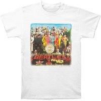 The Beatles Women's Sgt Pepper T-Shirt in White | Size: Large