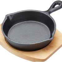 Artesa Mini Cast Iron Frying Pan, 20x15x2cm, Gift Boxed in Mid Grey | Size: 20 x 15 x 2 cm
