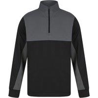 Finden & Hales Quarter Zip Track Top in Jet Black | Size: 3-4 Years