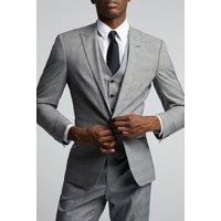 Antique Rogue Men's Grey Subtle Check Jacket | Size: 46R