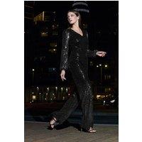 Ombre Sequin Jumpsuit