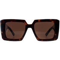 Prada Women's Square Tortoise Dark Brown PR23YS