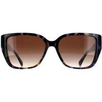 Michael Kors Women's Rectangle Bright Blue Tortoise Brown Gradient MK2199 Acadia