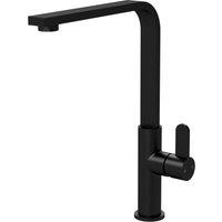 Balterley Chara Kitchen Sink Mono Mixer Tap - Matt Black Single Lever Handle