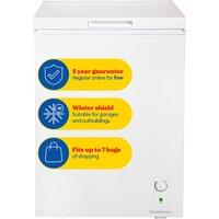 Russell Hobbs Chest Freezer 143L Suitable for Garages, Outbuildings RH142CF0E1 in White