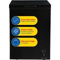 Russell Hobbs Chest Freezer 143L Suitable for Garages, Outbuildings RH142CF0E1 in Black