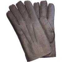 Infinity Leather Men's Luxury Sheepskin Leather Gloves in Brown | Size: Medium