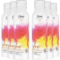 Dove Women's 'Bath Therapy' Shower & Mousse with Orange Scent 6x200ml in White