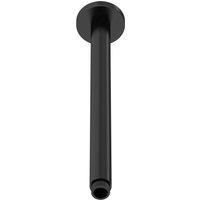 Balterley Round Ceiling Mount Shower Arm - 300mm - Matt Black