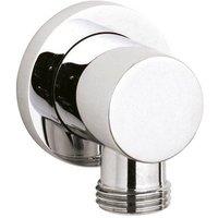 Balterley Round Minimalist Outlet Elbow Chrome in Silver