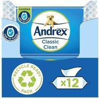 Andrex Confident Flushable 'Toilet Wipes' Clean Biodegradable in White