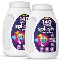 Splesh 3 in 1 Xtra Stain Removal 'Laundry Capsules' Bulk Buy in White | Size: 2 Pack