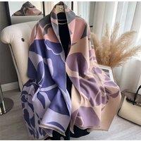 Lemon Daisy Accessories Women's Zina Scarf Shawl in Purple