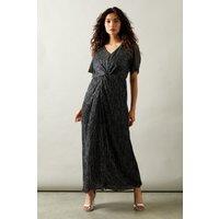 Occasion Plisse Twist Midaxi Dress