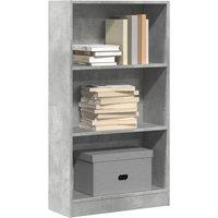 Berkfield Home Bookcase Concrete Grey 60x24x109 cm Engineered Wood | Size: 60 x 24 x 109 cm