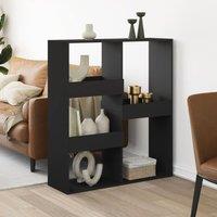 Berkfield Home Room Divider Black 100x33x115 cm Engineered Wood | Size: 100 x 33 x 115 cm