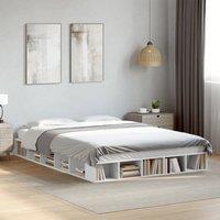 Berkfield Home Bed Frame without Mattress White 160x200 cm