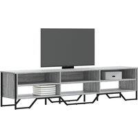 Berkfield Home TV Cabinet Grey Sonoma 180x34x41 cm Engineered Wood | Size: 180 x 34 x 41 cm