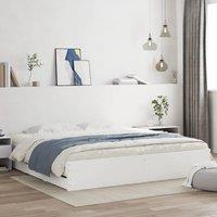 Berkfield Home Bed Frame with Drawers without Mattress White 160x200 cm