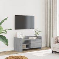 Berkfield Home TV Cabinet Grey Sonoma 80x35x40 cm Engineered Wood | Size: 80 x 35 x 40 cm