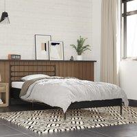 Berkfield Home Bed Frame without Mattress Black 90x190 cm Single