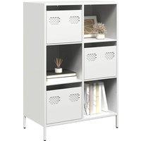 Berkfield Home Highboard White 68x39x103.5 cm Steel