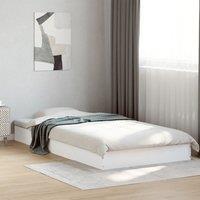 Berkfield Home Bed Frame without Mattress White 100x200 cm Engineered Wood