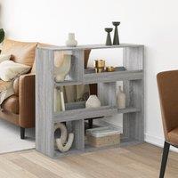 Berkfield Home Room Divider Grey Sonoma 100x33x94.5 cm Engineered Wood