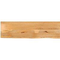 Table Top Live Edge 110x40x2.5 cm Solid Wood Mango