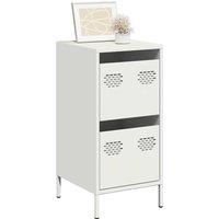 Berkfield Home Sideboard White 35x39x73.5 cm Cold-rolled Steel