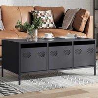 Berkfield Home Coffee Table Anthracite 101.5x50x43.5 cm Cold-rolled Steel in Green