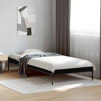 Berkfield Home Bed Frame without Mattress Black 100x200 cm