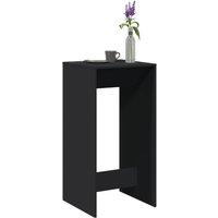 Berkfield Home Bar Table Black 51x50x103.5 cm Engineered Wood