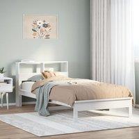 Berkfield Home Bookcase Bed without Mattress White 100x200 cm Solid Wood Pine