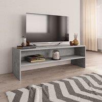 Berkfield Home TV Cabinet Concrete Grey 120x40x40 cm Engineered Wood | Size: 120 x 40 x 40 cm