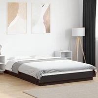 Berkfield Home Bed Frame without Mattress Black 140x190 cm