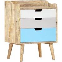 Bedside Cabinet 47x35x63 cm Solid Mango Wood
