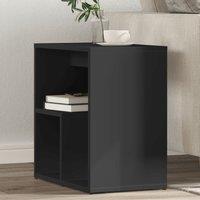 Berkfield Home Side Tables 2 pcs Black 50x30x50 cm Engineered Wood | Size: 50 x 30 x 50 cm