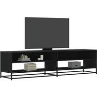 Berkfield Home TV Cabinet Black 180.5x40x46 cm Engineered Wood