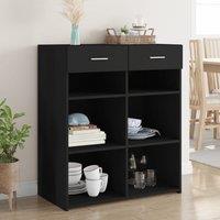 Berkfield Home Sideboard Black 80x42.5x93 cm Engineered Wood