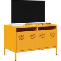 TV Cabinet Mustard Yellow 68x39x43.5 cm Cold-rolled Steel