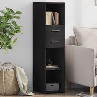 Berkfield Home Highboard Black 30x42.5x124 cm Engineered Wood