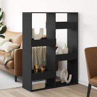 Berkfield Home Room Divider Black 100x33x135 cm Engineered Wood | Size: 100 x 33 x 135 cm