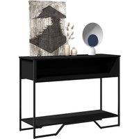 Console Table Black 100x35x74.5 cm Engineered Wood