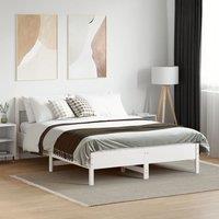 Berkfield Home Bed Frame without Mattress White 160x200 cm Solid Wood Pine