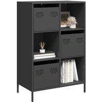 Berkfield Home Highboard Black 68x39x103.5 cm Steel