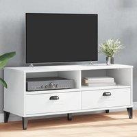 Berkfield Home TV Cabinet VIKEN White Engineered Wood