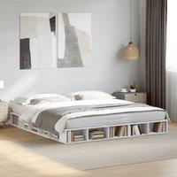 Berkfield Home Bed Frame without Mattress White 200x200 cm