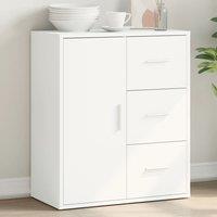 Berkfield Home Sideboard White 60x31x70 cm Engineered Wood | Size: 60 x 31 x 70 cm